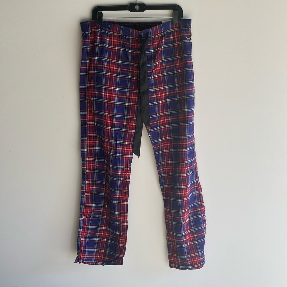 Plaid Women’s Pajama Pants - Blue and Red